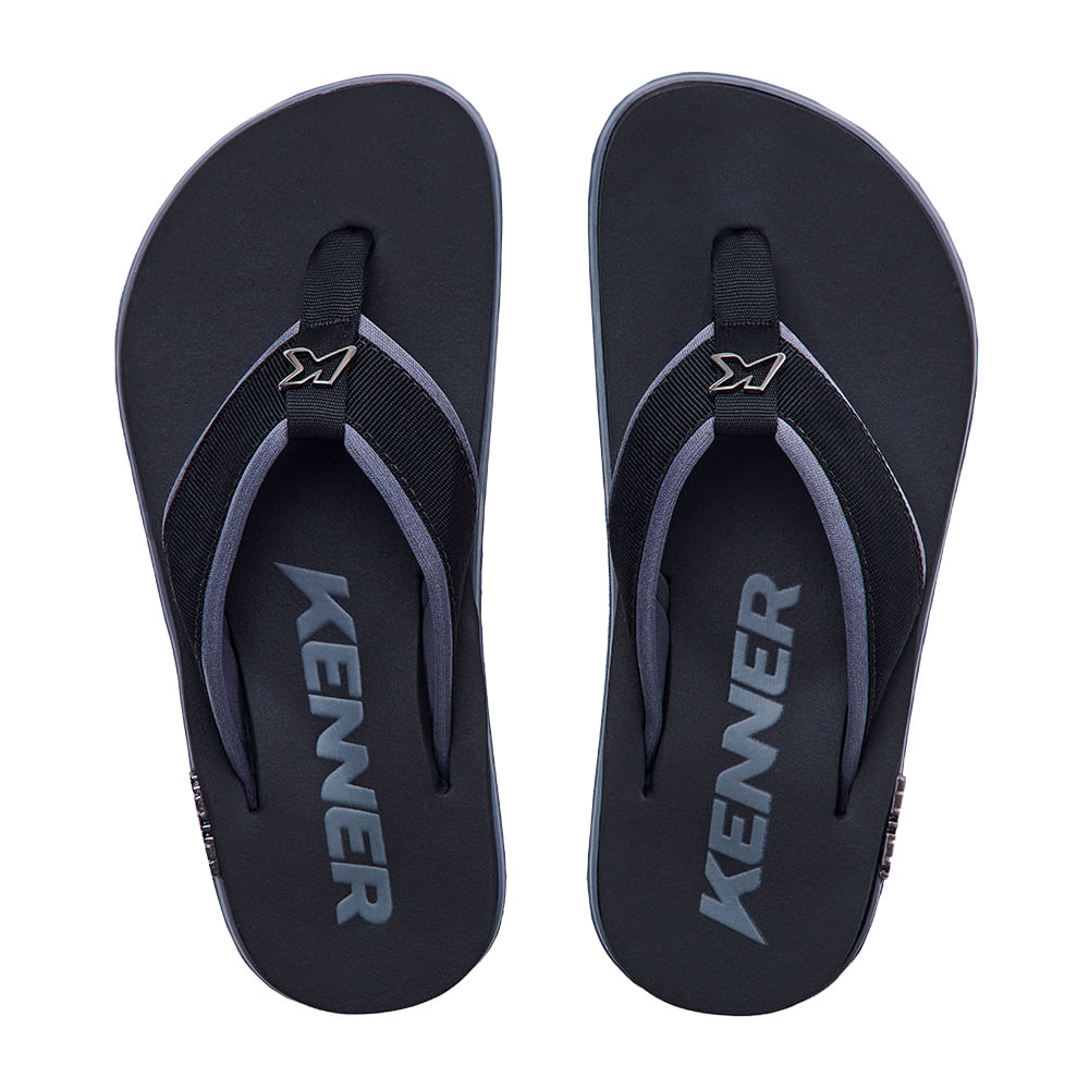 Sandália Kenner Kivah Cushy Gold Preto