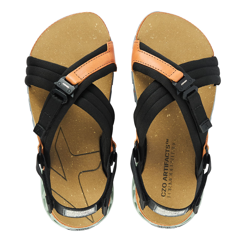 Sandália Kenner Rakka Craft Cross Bege