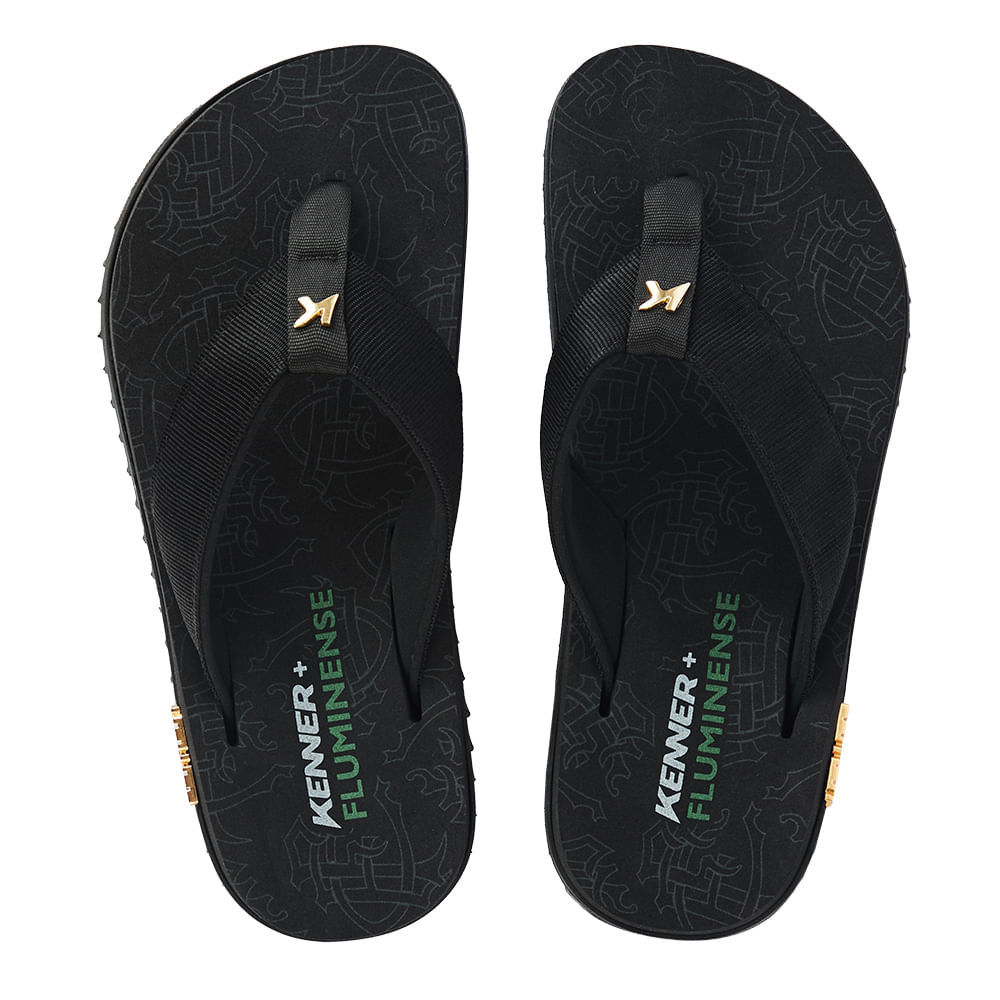 Sandália Kenner Kivah Fluminense Preto