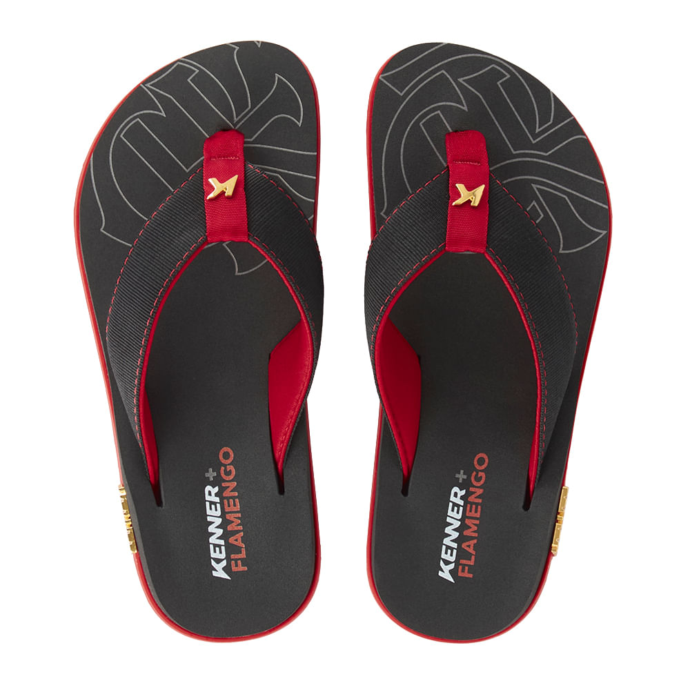 Sandália Kenner Kivah Flamengo Rubro-negra
