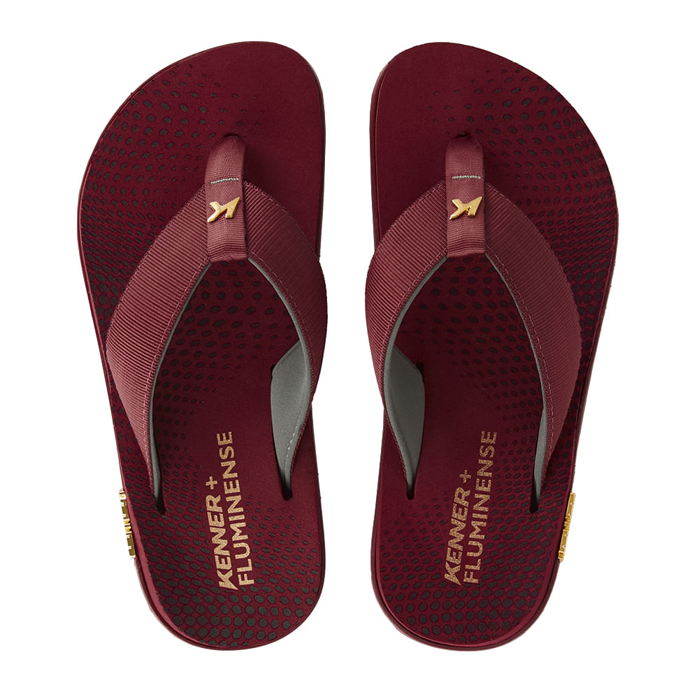 Sandália Kenner Kivah Fluminense Grená