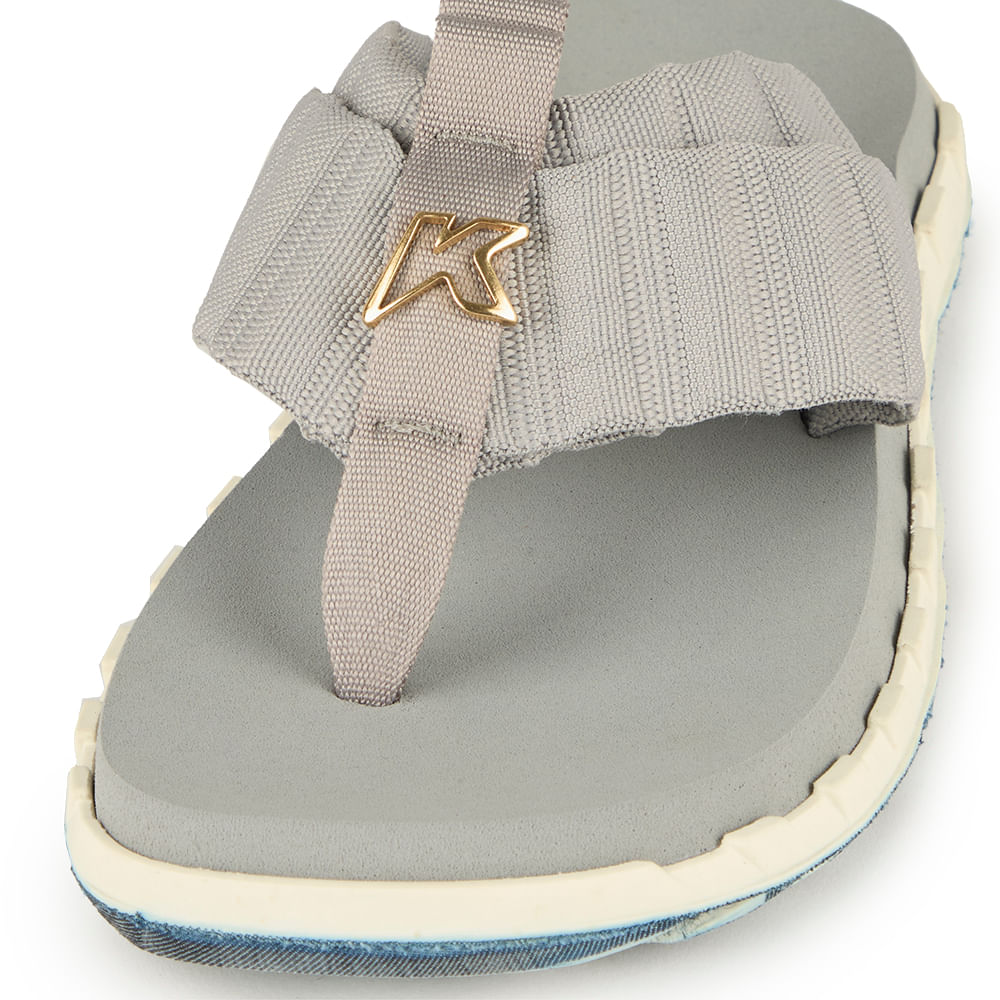 Sandália Kenner Megah Duo Tasha&tracie Cinza