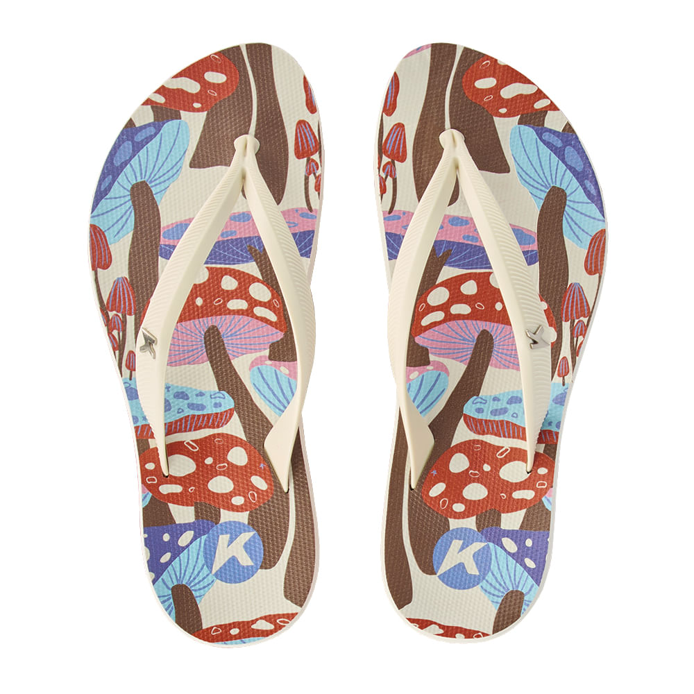 Sandália Kenner Ibiza Funghi Vermelho