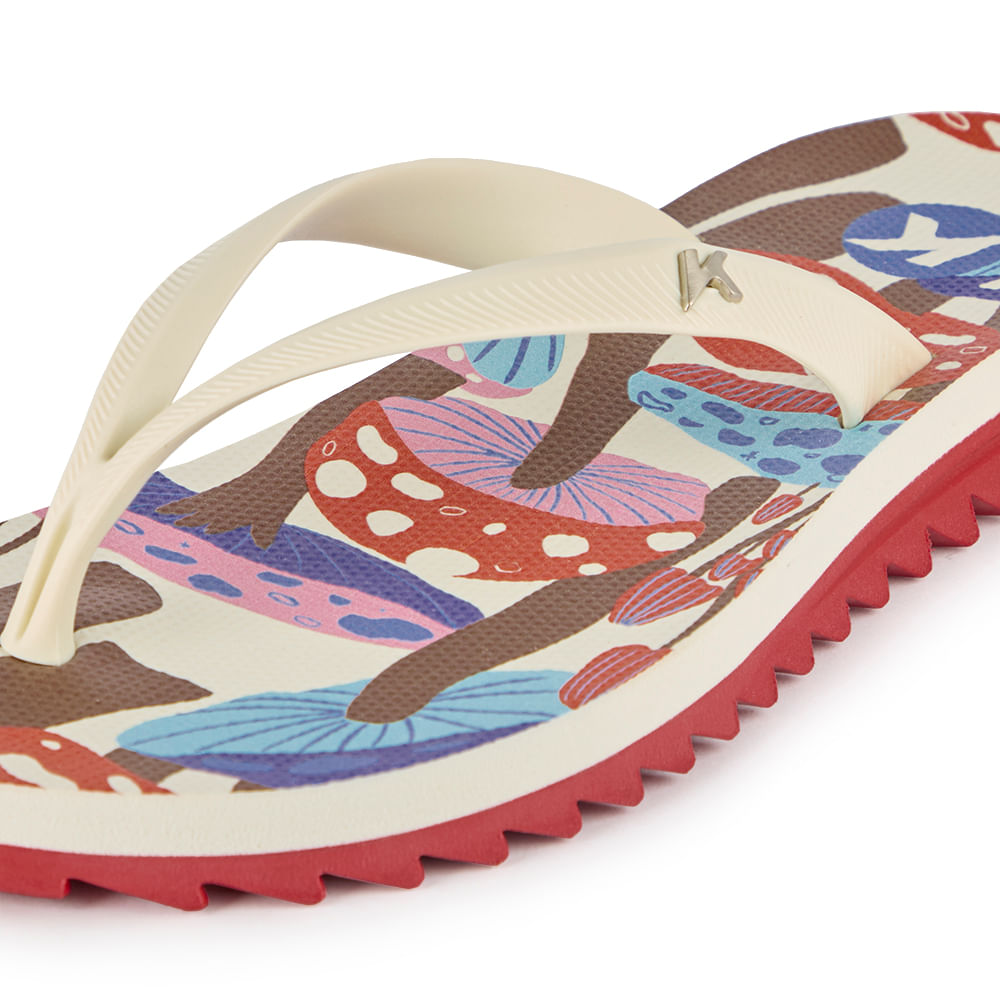 Sandália Kenner Ibiza Funghi Vermelho