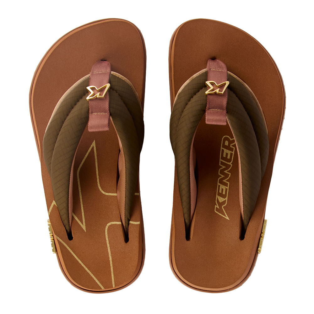 Sandália Kenner Kivah Comfy Marrom