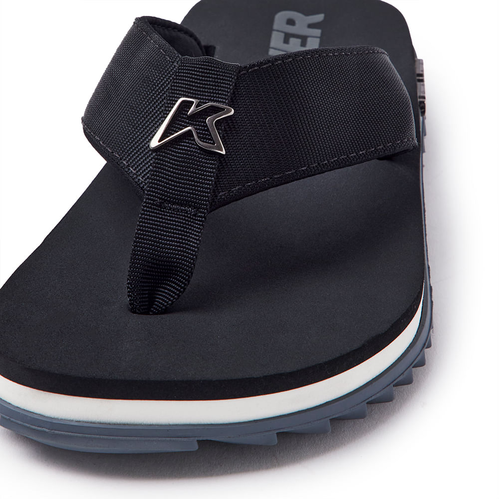 Sandália Kenner Kivah Line Cinza