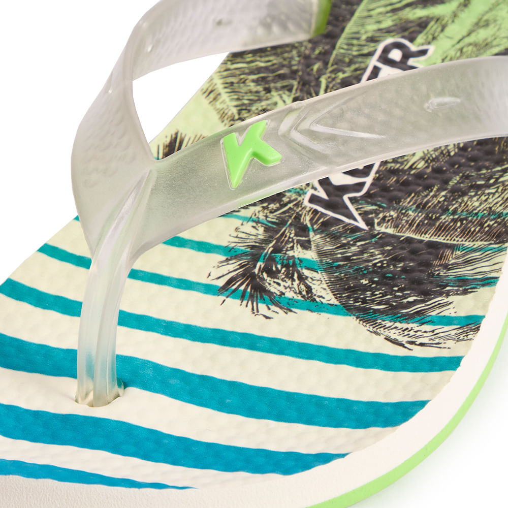 Sandália Kenner Summer Tropicalia Verde