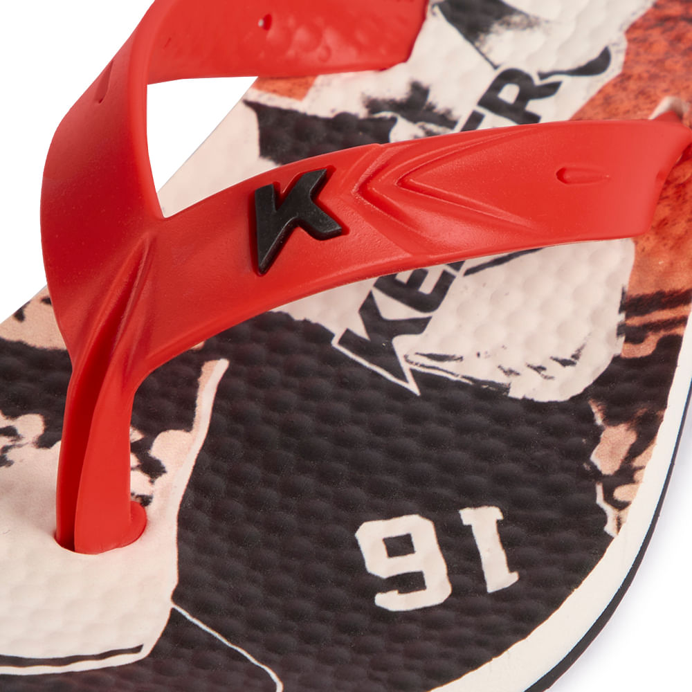 Sandália Kenner Summer Gol Kids Vermelho
